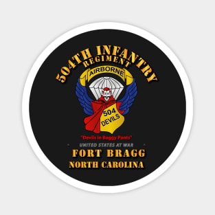 504th Infantry Regiment - Devils - FBNC Magnet